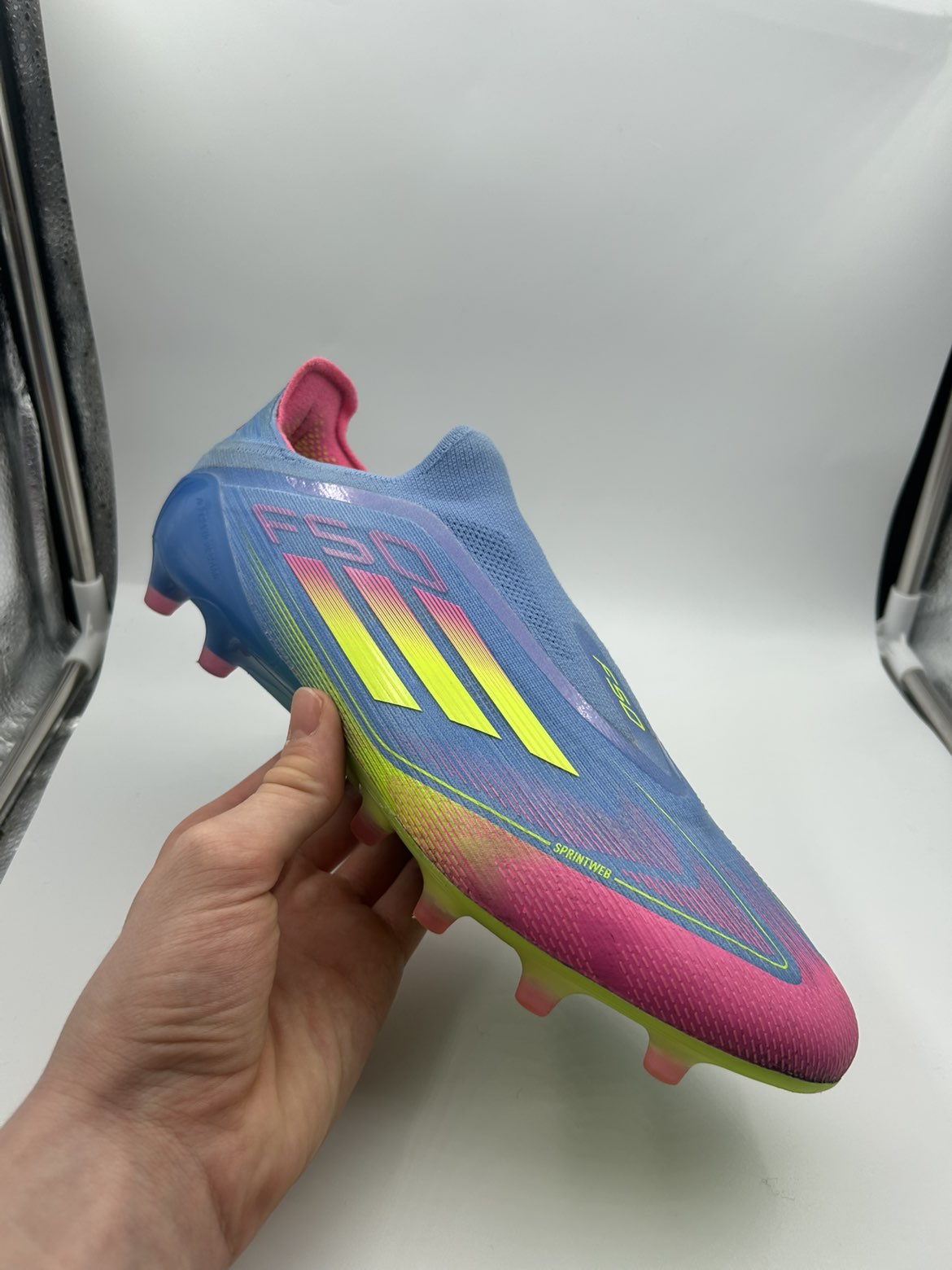 Adidas F50 Elite Laceless AG Celestial Victory 2025 Størrelse 43 1/3