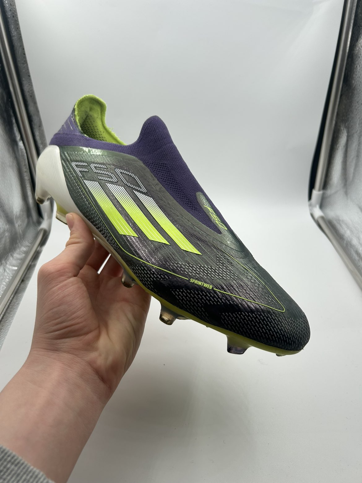 Adidas F50 Elite Laceless FG Fast Reborn 2025 Størrelse 43 1/3