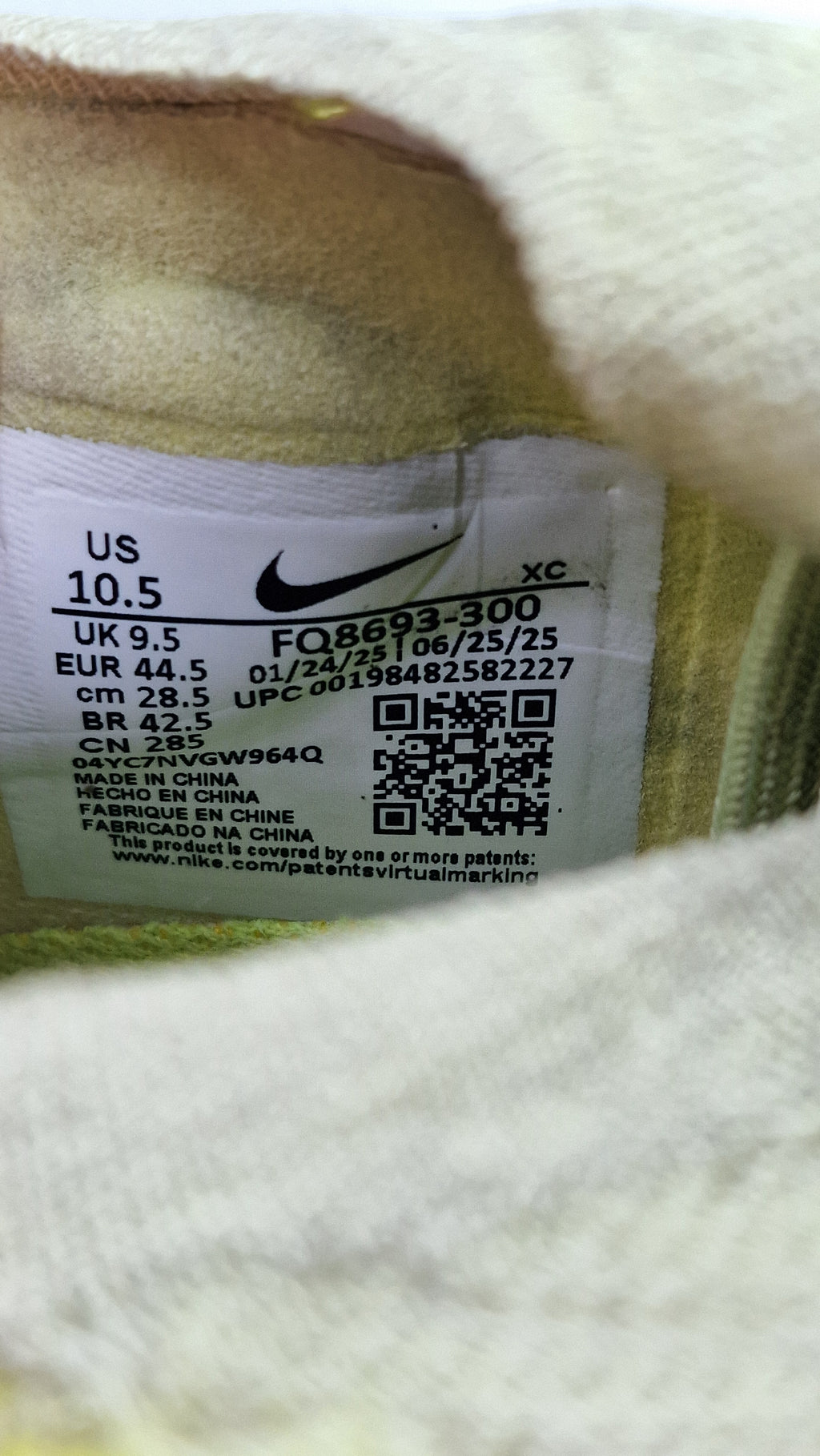Nike mercurial vapor 16 elite AG-pro 2025 Størrelse 44,5