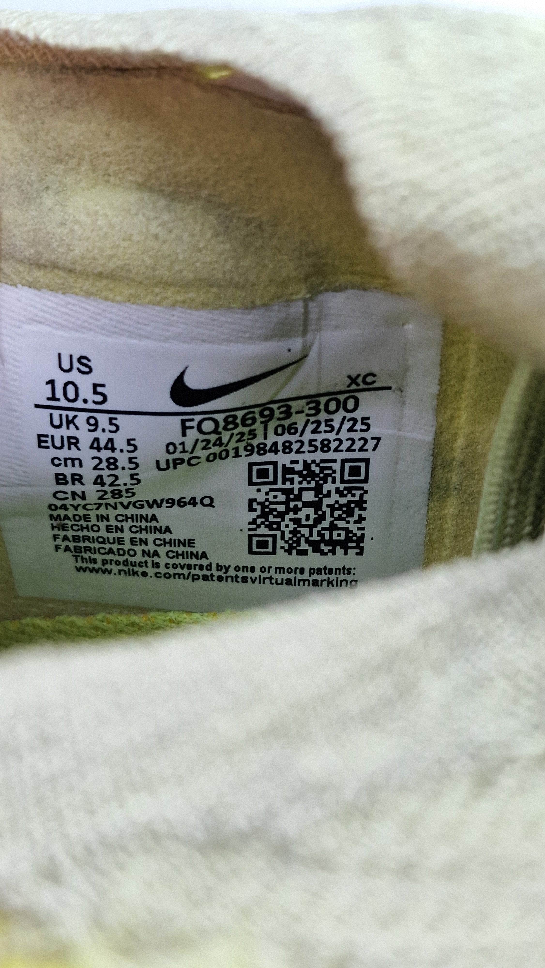 Nike mercurial vapor 16 elite AG-pro 2025 Størrelse 44,5