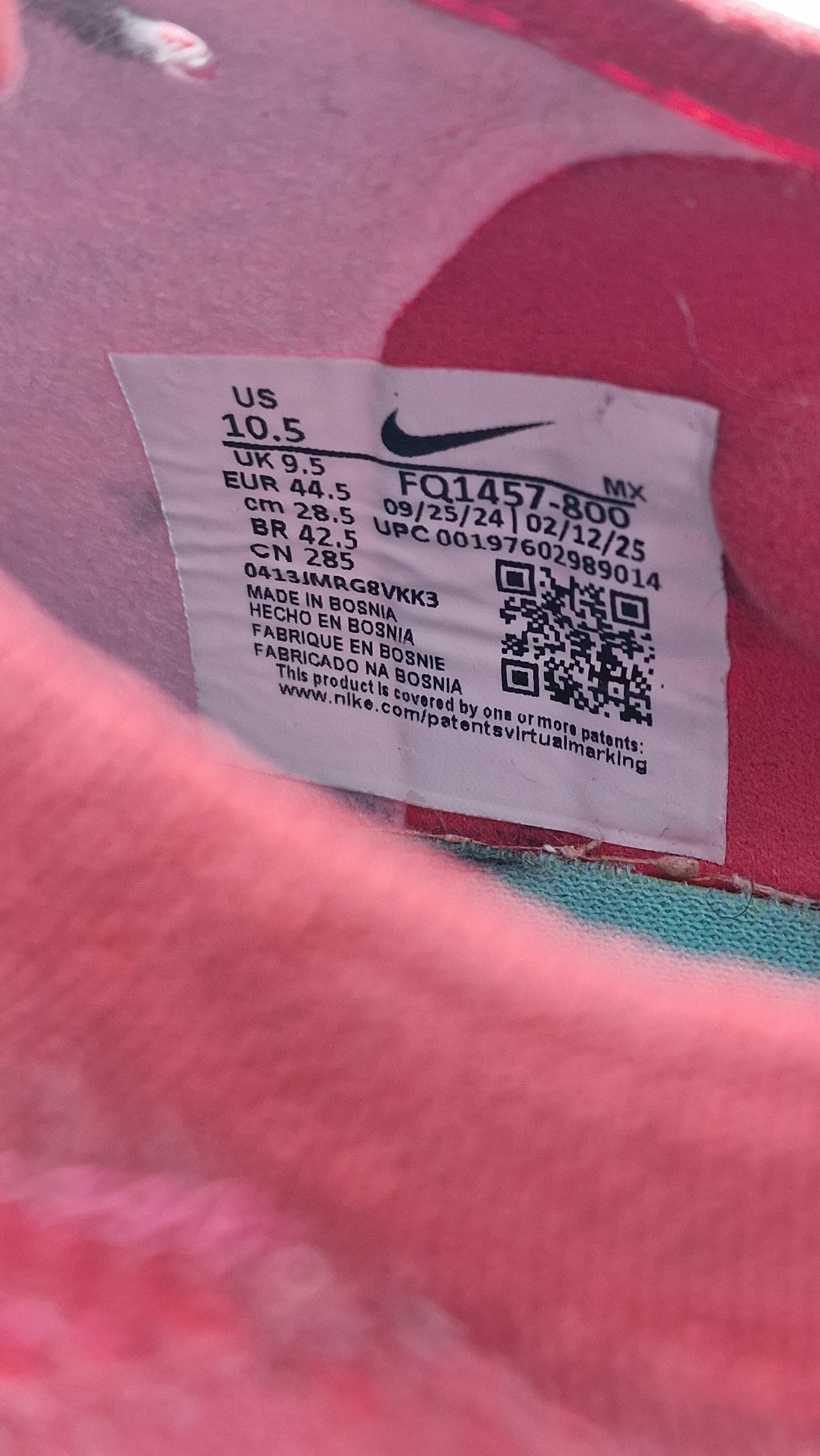 Nike mercurial vapor 16 elite FG  2025 Størrelse 44.5