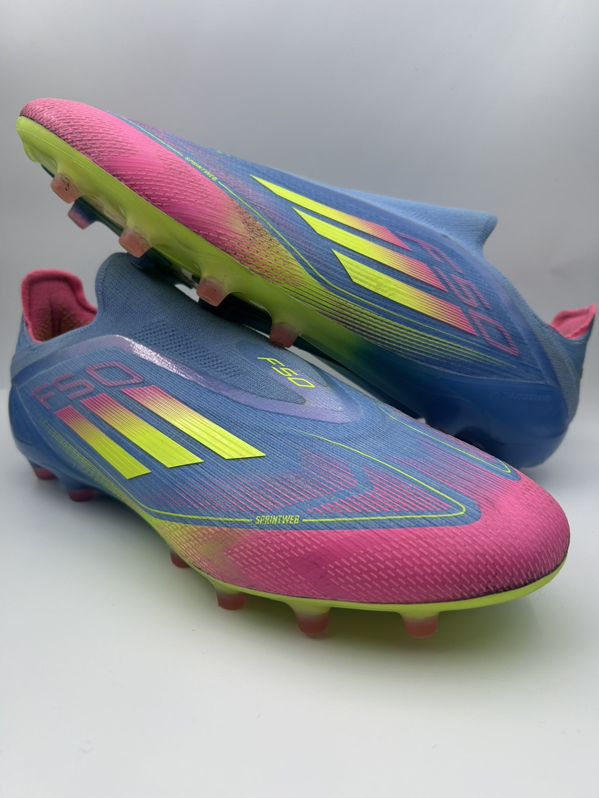 Adidas F50 Elite Laceless AG Celestial Victory 2025 Størrelse 43 1/3