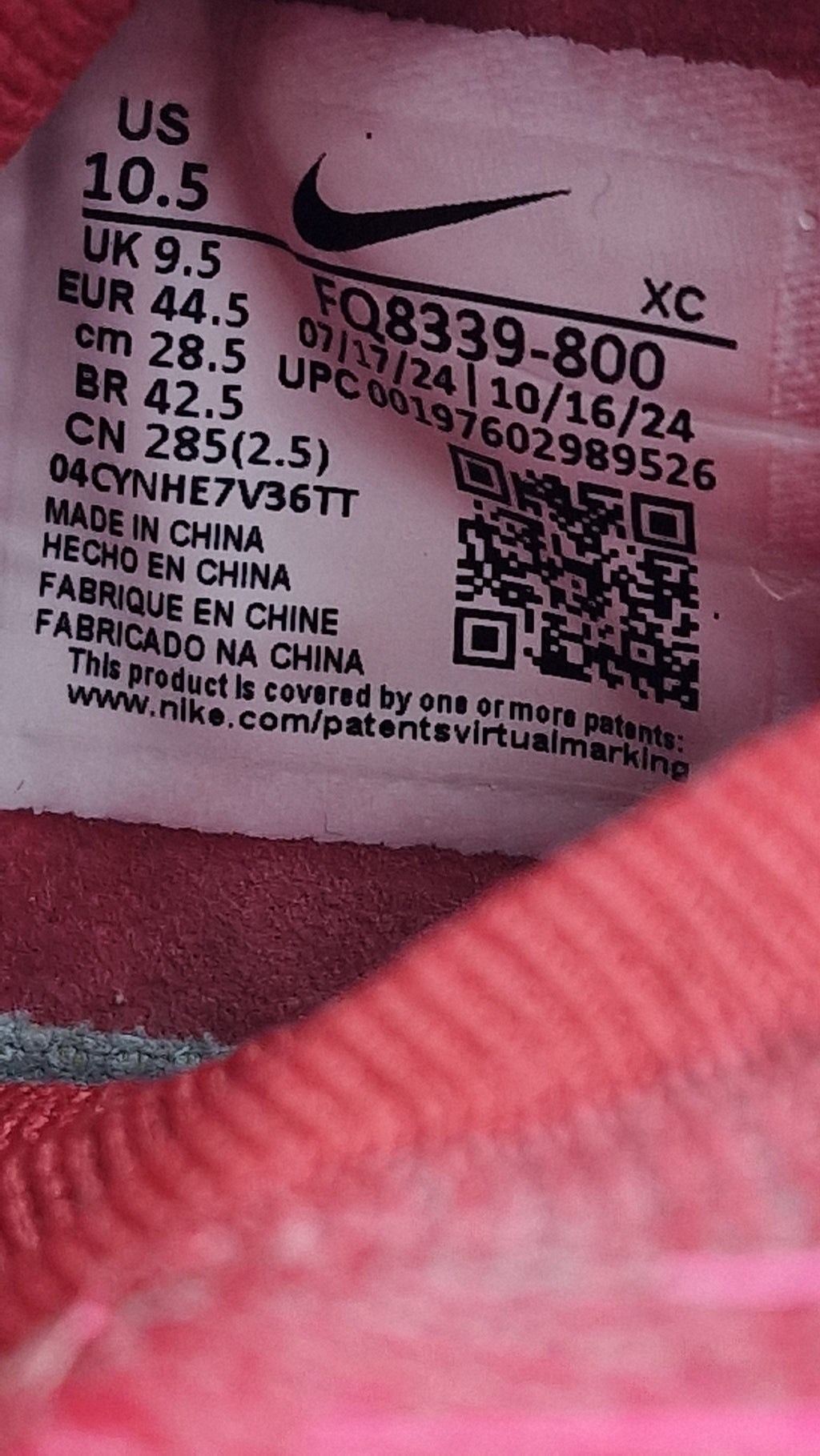Nike mercurial superfly 10 elite AG-pro 2025 Størrelse 44,5