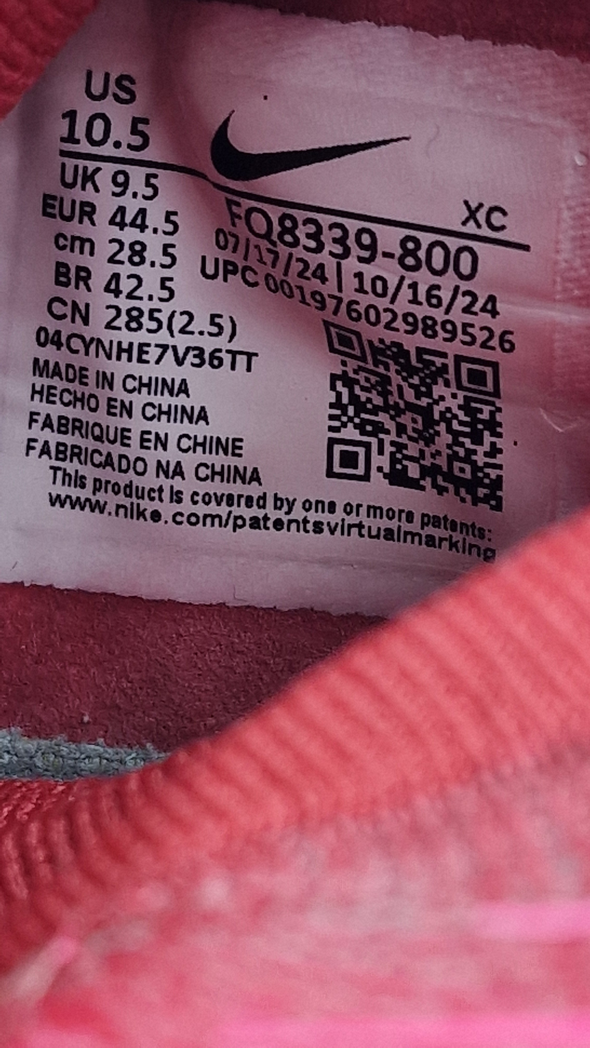 Nike mercurial superfly 10 elite AG-pro 2025 Størrelse 44,5