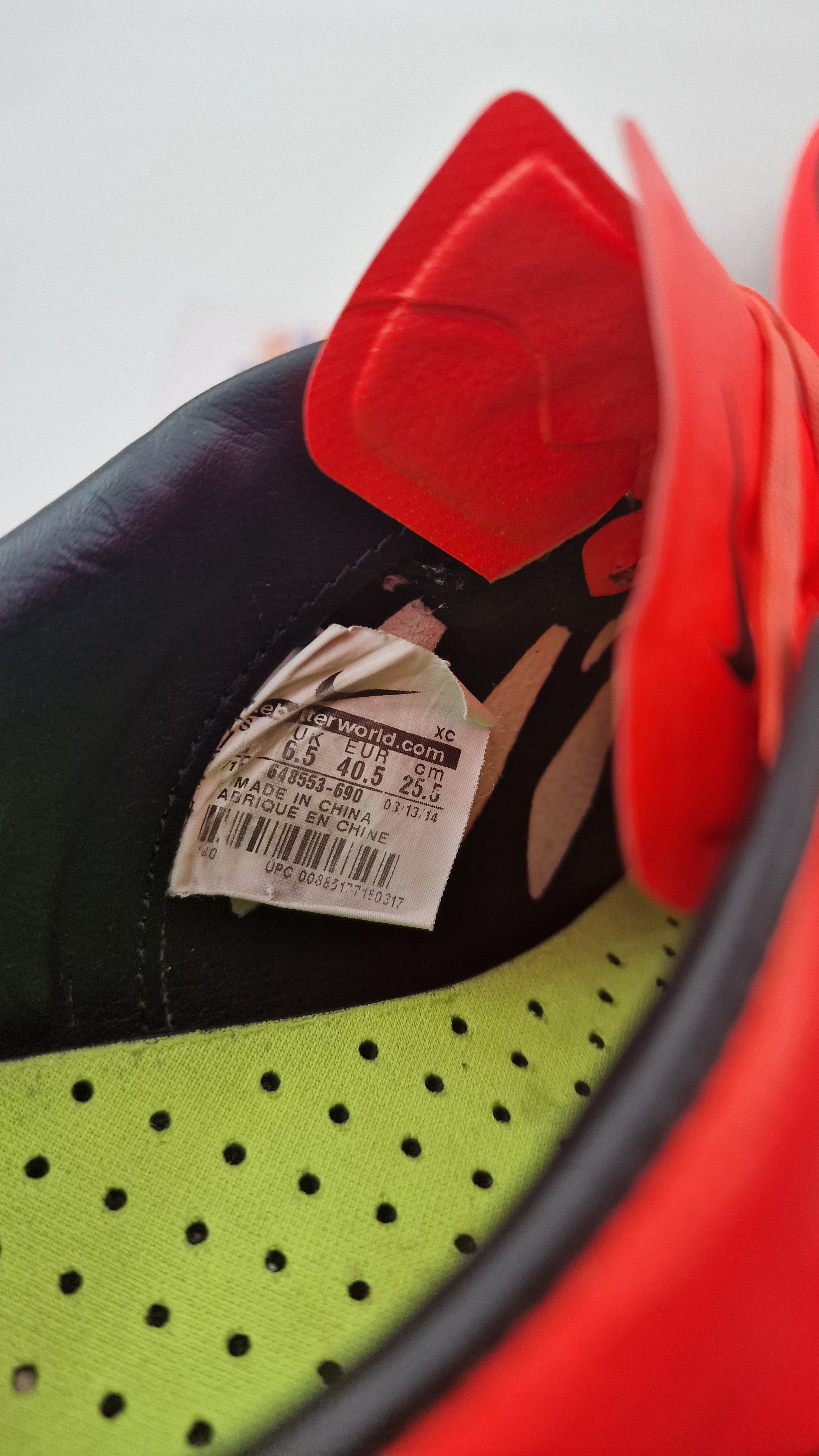 Nike mercurial vapor 10 AG 2014 Størrelse 40,5