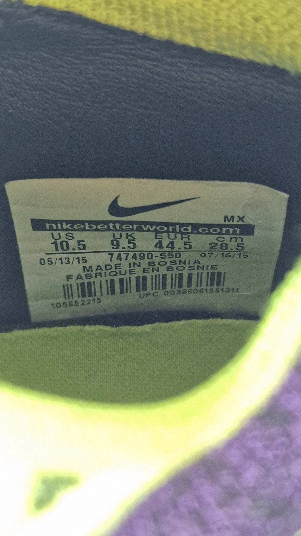 Nike phantom hypervenom 2 elite  AG 2015 Størrelse 44,5