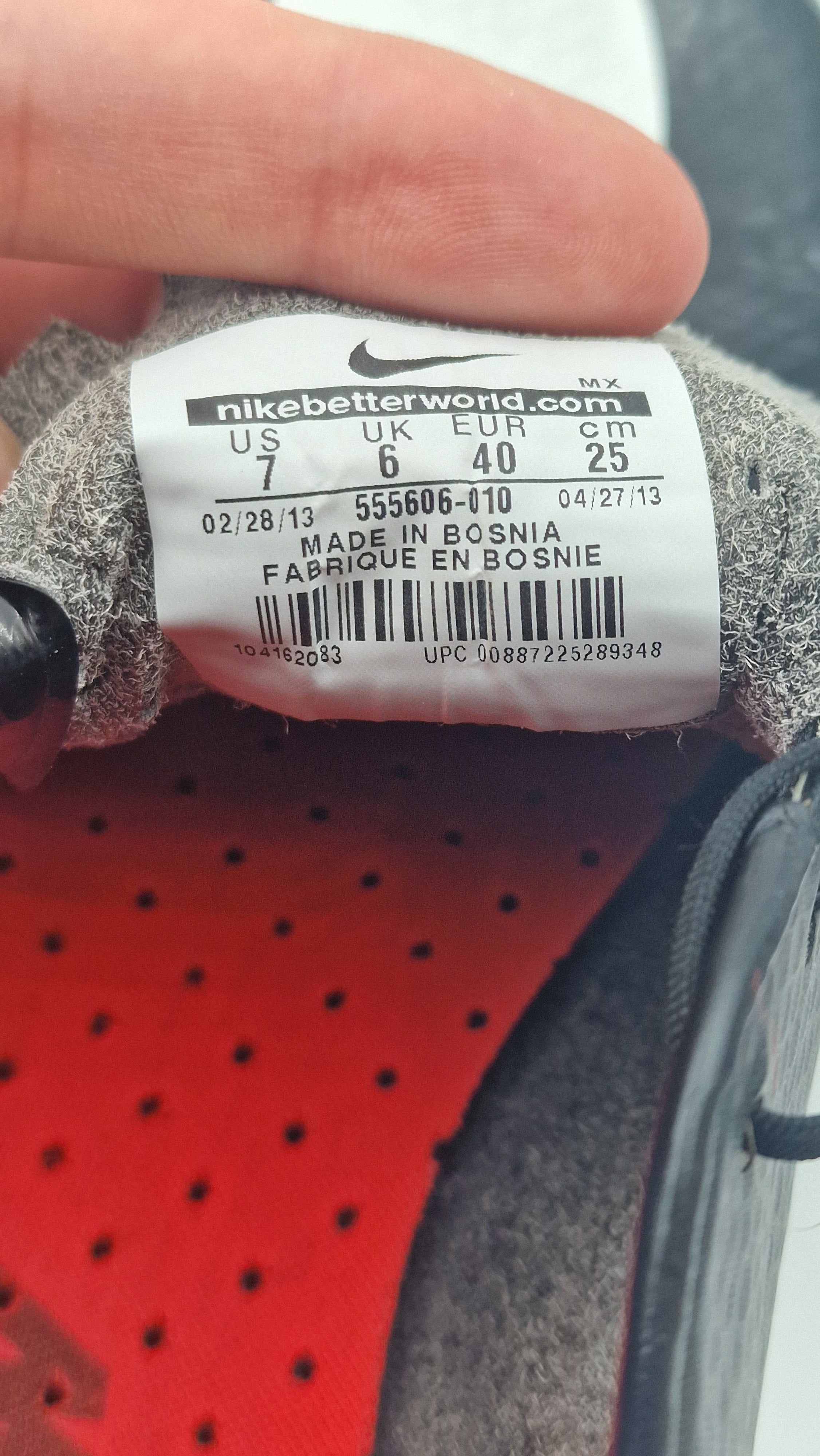 Nike mercurial vapor 9 elite AG-PRO 2013 Størrelse 40